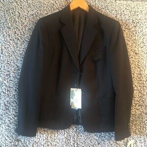 New Doc & Amelia Womens Size 4 Black Suit Jacket Blazer 100% Recycled …